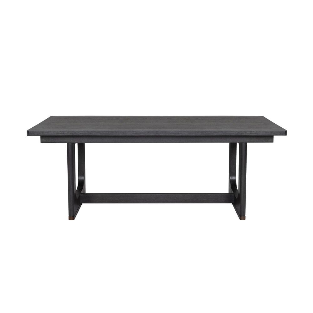 Flexsteel Waterfall Rectangular Dining Table in Ebony - Table Only, , large