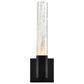 CWI Lighting Greta 5" Integrated LED Wall Light with Handcrafted Glass in Black, , large
