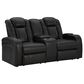 Ashley Caveman Den 2-Piece Power Reclining Living Room Set in Midnight, , large