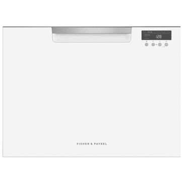 Fisher and Paykel 24" Built-In Single Drawer Dishwasher in White, , large