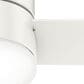Hunter Minimus 52" Ceiling Fan with LED Lights in Fresh White, , large