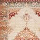 Loloi II Isadora ISA-04 5" x 7"3" Antique Ivory and Sunset Area Rug, , large