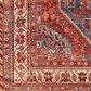 Surya Amelie 2"7" x 7"10" Blue, Orange, Saffron, Brown and Beige Runner, , large