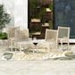 Hearth and Haven Cordoba Outdoor Dining Chair in Beige (Set of 2), , large