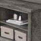 Ashley Arlenbry 58" Corner TV Stand in Gray and Weathered oak, , large