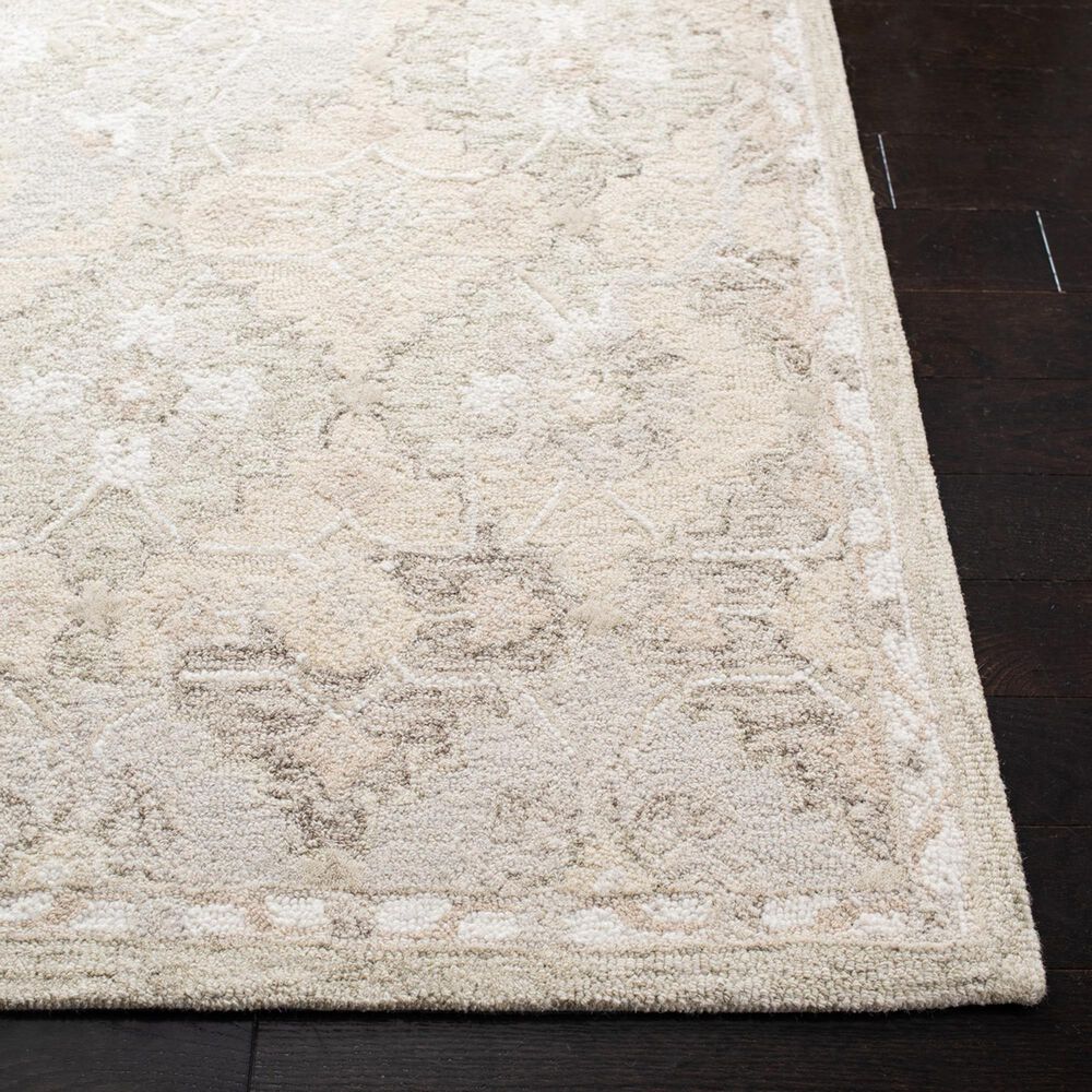 Safavieh Micro-Loop 2&#39;3&quot; x 9&#39; Beige and Gray Runner, , large