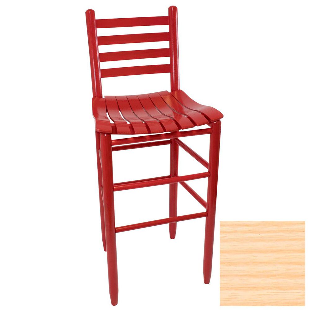 Lakeside Asheville Ladderback Barstool in Unfinished, , large
