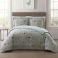 Pem America Style 212 3-Piece Full/Queen Bedford Comforter Set in Blue  and  Blush, , large