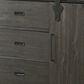 Mayberry Hill Stone Server without Hutch in Smokey Dark Ash, , large