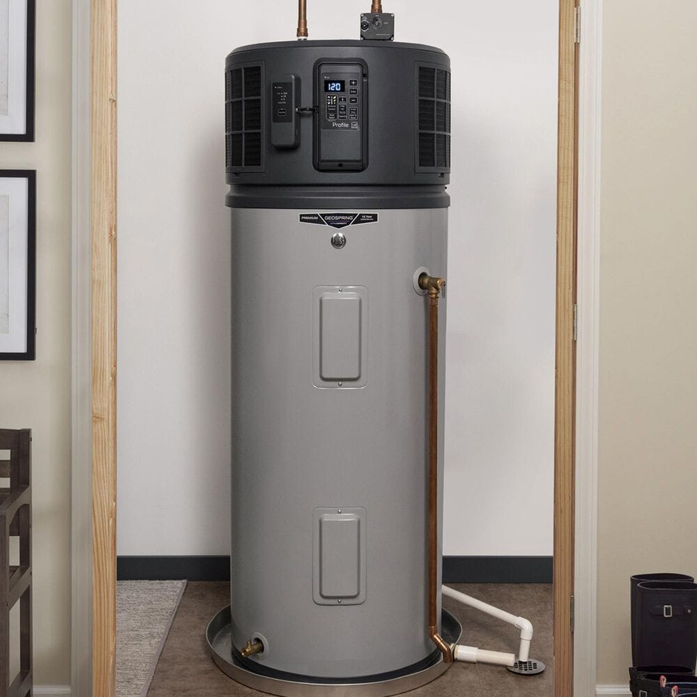 GE Appliances GeoSpring 50-Gallon 240V Smart Hybrid Heat Pump Water Heater in Gray, , large