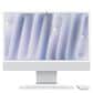 Apple 24-Inch iMac with Retina 4.5K display: Apple M4 Chip with 8-core CPU and 8-core GPU 16GB Unified Memory, 256GB SSD in Silver (Latest Model), , large