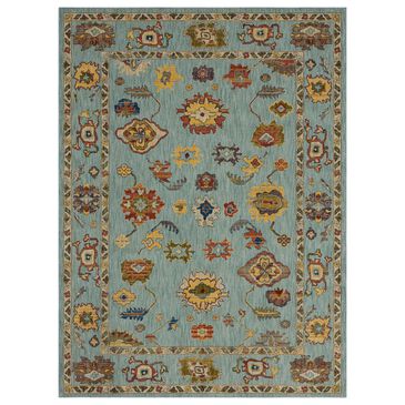 Karastan Pandora Desire 5"3" x 7"10" Blue Area Rug, , large