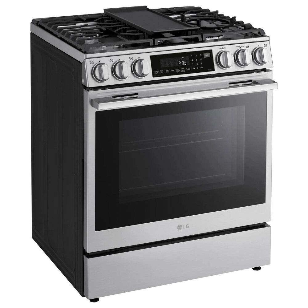 LG 6.3 Cu. Ft. Slide-in Gas Range in PrintProof Stainless Steel, , large