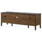 Coaster Bradley 63" SmartTop TV Stand in Smokey Grey and Dark Brown, , large
