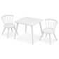 Delta Windsor 3-Piece Table and Chairs Set in Bianca White, , large