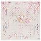 Safavieh Tulum TUL268E 6"7" Square Ivory and Fuchsia Area Rug, , large