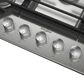 Whirlpool 36" Gas Cooktop with Dishwasher-Safe Knobs in Stainless Steel, , large