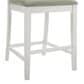 Armen Living Nolan 26" Counter Height Stool in Matte White, , large