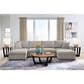 Ashley ModMax Luxe 4-Piece Symmetrical Sectional with Double Chaise in Flint, , large