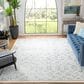 Safavieh Artistry ARR665M 8" x 10" Ivory and Blue Area Rug, , large