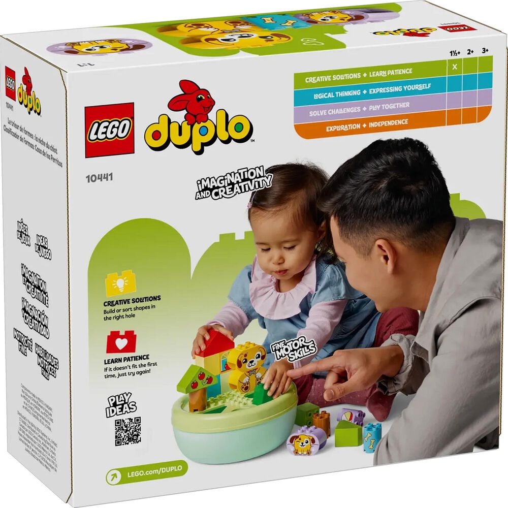 LEGO Duplo Shape Sorter - Puppy House Building Set, , large