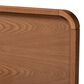 Baxton Studio Mailene King Panel Headboard in Walnut Brown, , large
