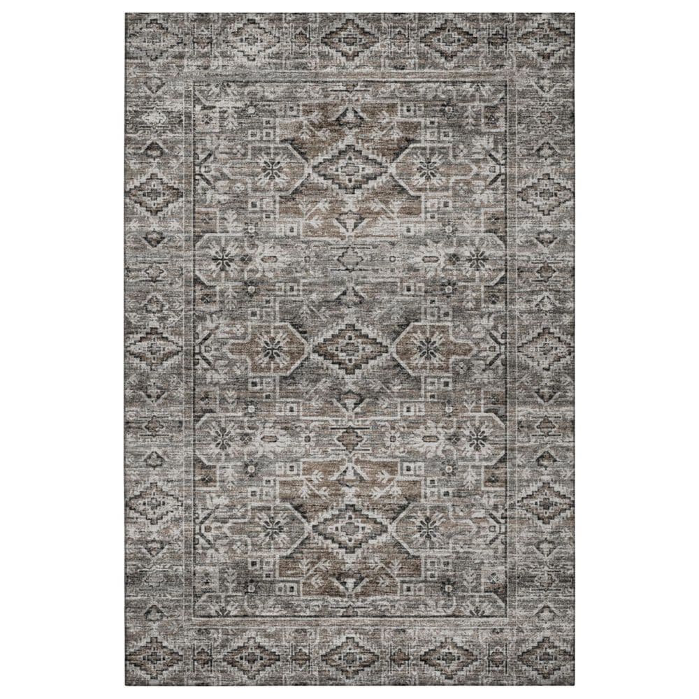 Dalyn Rug Company Tuscany 10" Round Gray Indoor/Outdoor Area Rug, , large