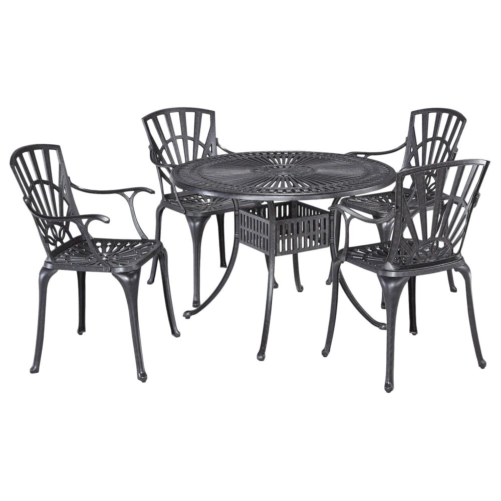 Homestyles Grenada 5-Piece Dining Set in Gray, , large