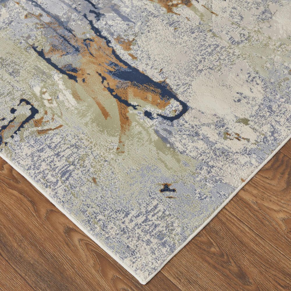 Feizy Clio 2&#39; x 3&#39; Blue and Multicolor Area Rug, , large