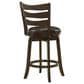 Coaster Murphy Swivel Counter Stool in Dark Cherry, , large