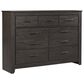 Ashley Brinxton 3-Piece Full Panel Bed Set in Dark Charcoal, , large