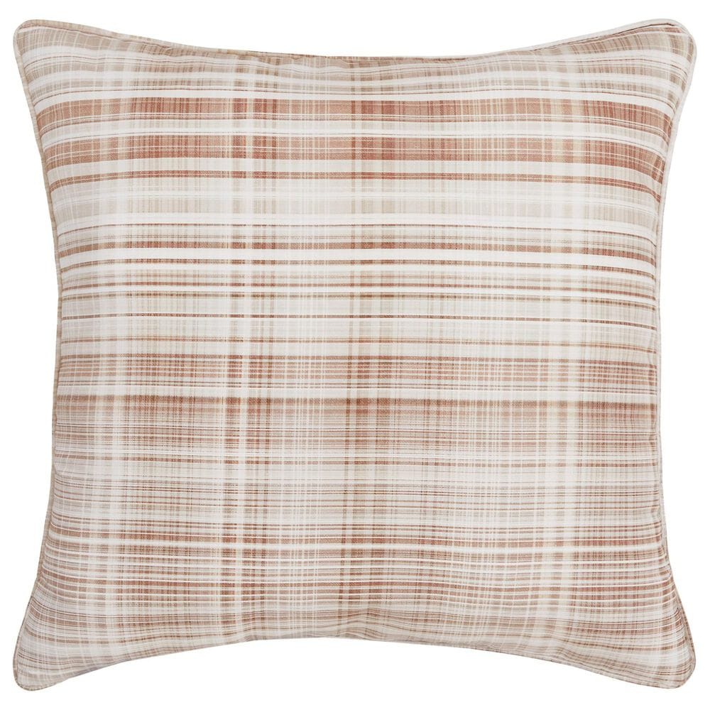 J. Queen New York Pascal 20&quot; Square Throw Pillow in Cinnamon, , large