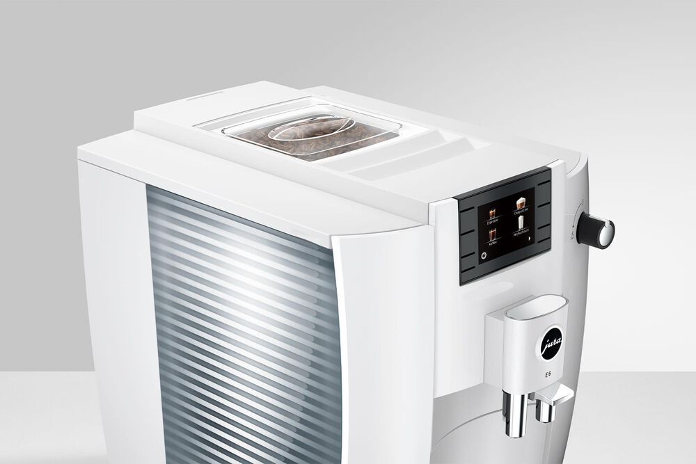 Jura E6 64 Oz Automatic Coffee Machine in Piano White, , large
