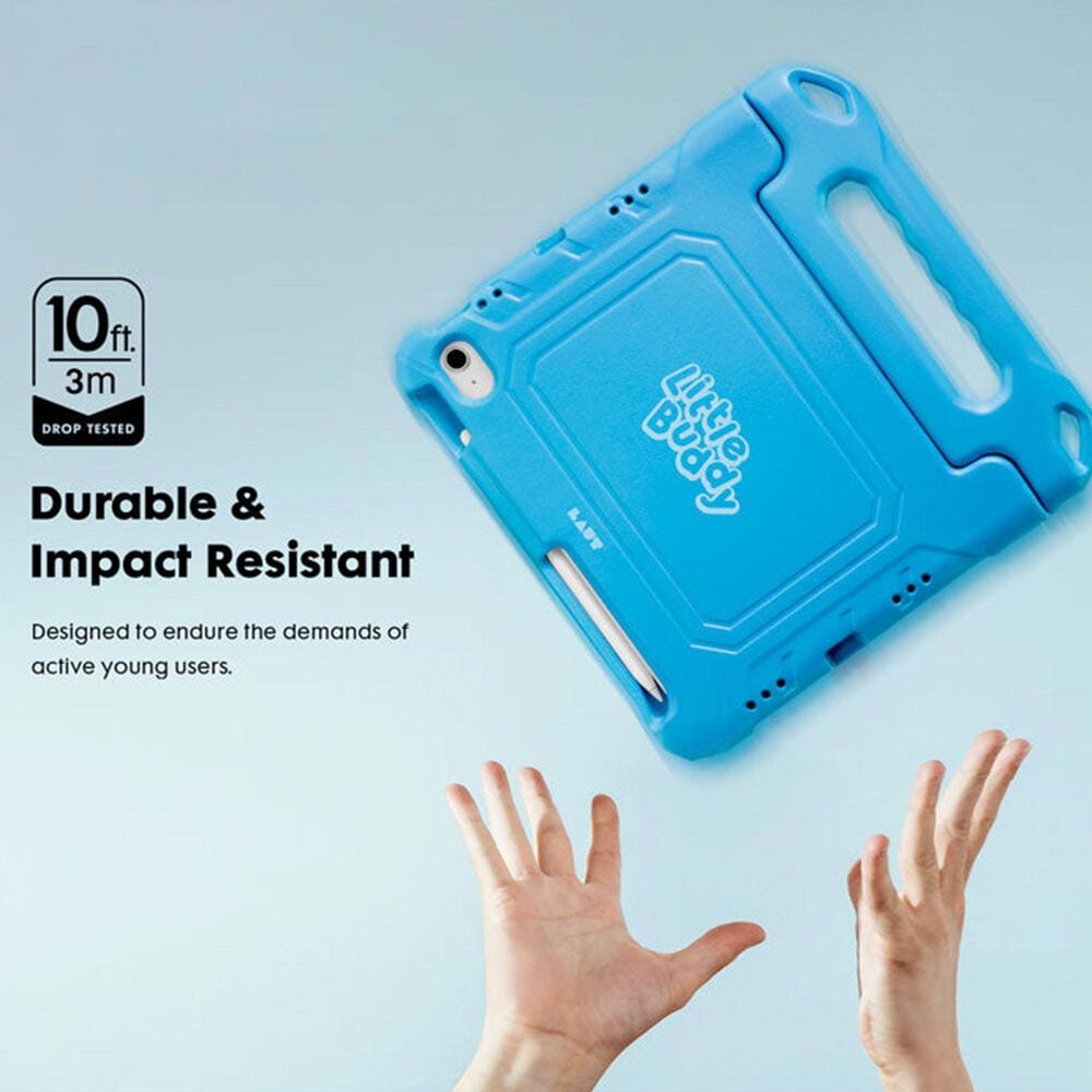 LAUT Little Buddy Case for iPad 10th Gen in Blue, , large