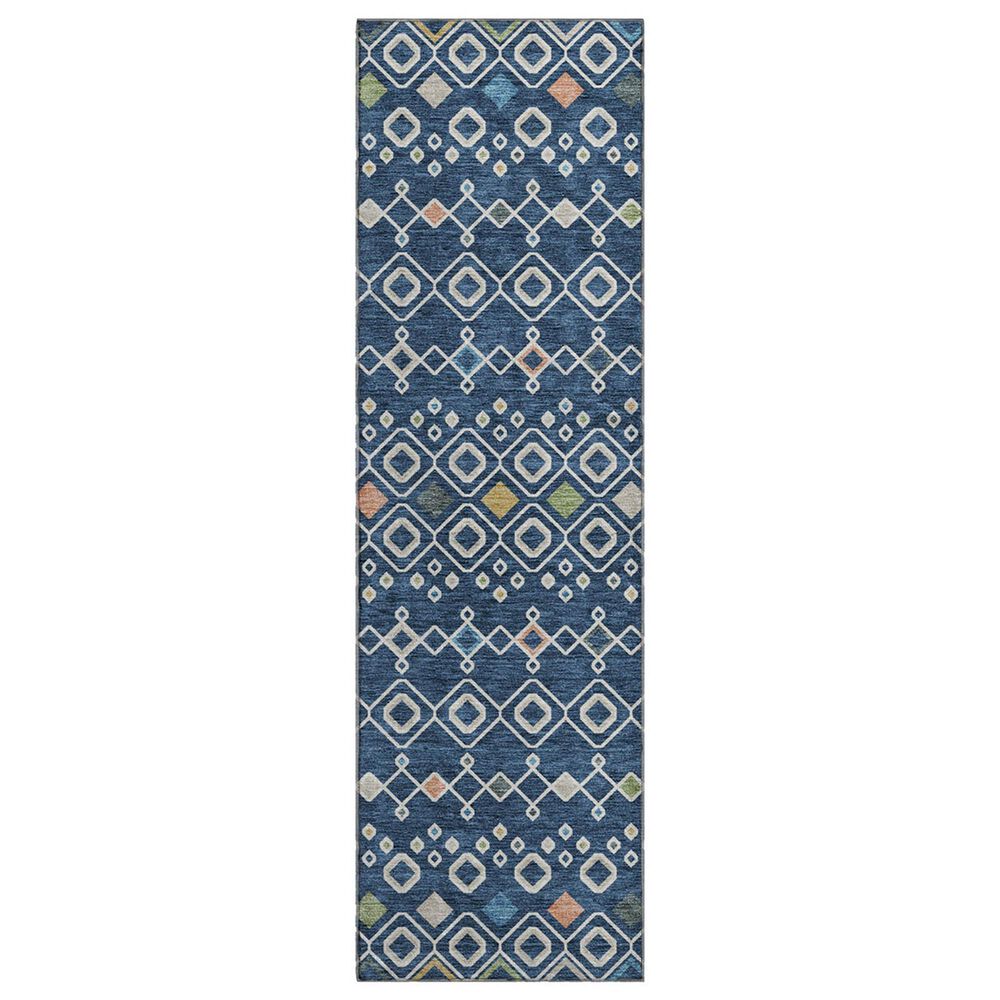 Dalyn Rug Company Neo NO12 2"3" x 7"6" Navy Runner, , large
