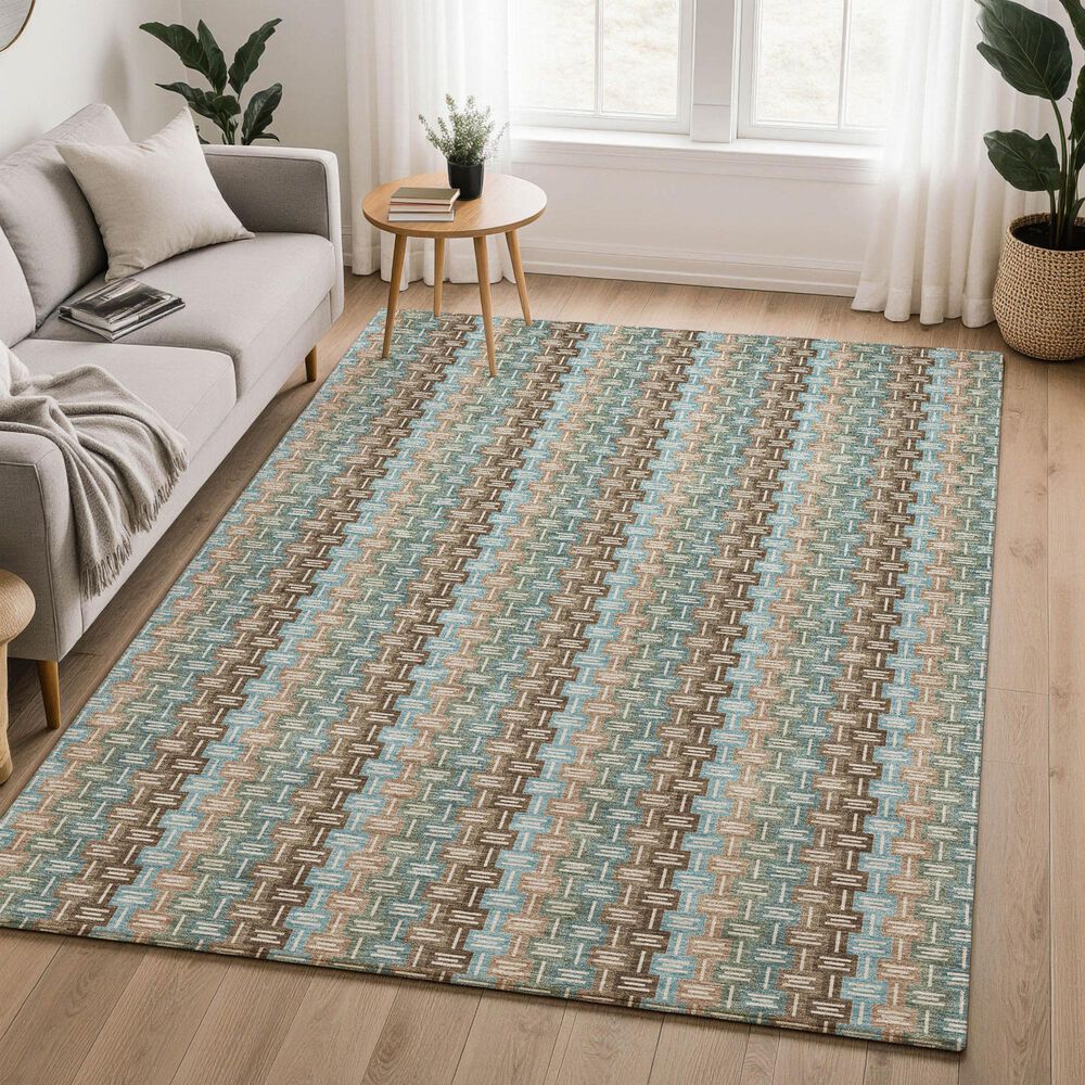 Dalyn Rug Company Kenner Brown 9' x 12' Area Rug, , large