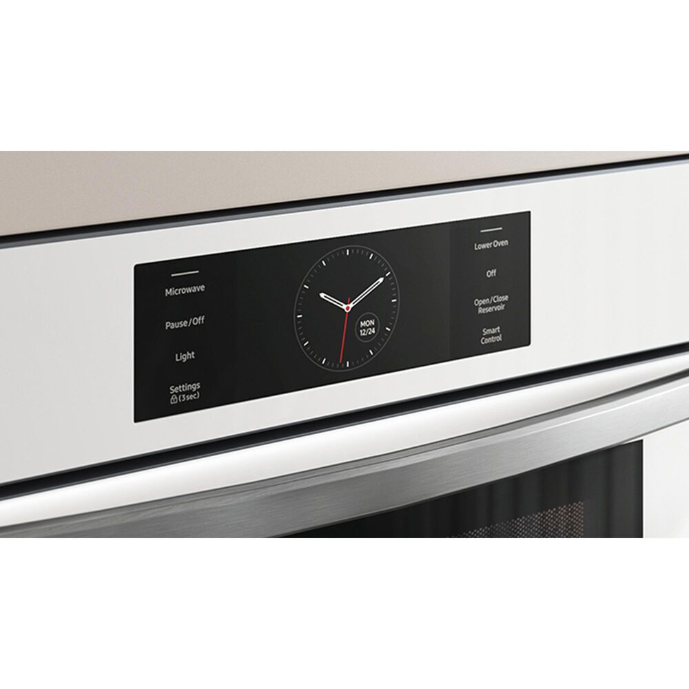 Samsung Bespoke 30&quot; Microwave Combination Wall Oven with Flex Duo in White Glass, , large