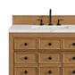 James Martin Vanities Malibu 36" Single Bathroom Vanity in Amber Birch with 3 cm Ethereal Noctis Quartz Top and Rectangular Sink, , large