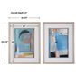 Uttermost Brilliant Clouds 29" x 15" Abstract Print in Natural (Set of 2), , large