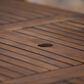 Walker Edison Acacia Wood Patio Butterfly Dining Table in Dark Brown, , large