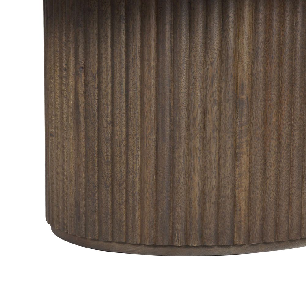 Mercana Terra Oval Coffee Table in Dark Brown, , large