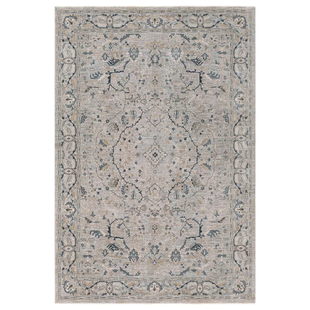Surya Brunswick 5" x 7"5" Green, Sage, Denim and Beige Area Rug, , large