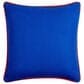 Surya Ackerly 20" Square Throw Pillow in Blue and Orange, , large