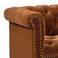 Jennifer Taylor Home Alto Stationary Sofa in Burnt Orange Velvet, , large