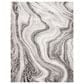 Safavieh Craft CFT819G 9" x 12" Grey and Silver Area Rug, , large