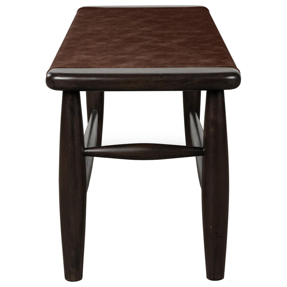 Urban Home Koko Upholstered Bench in Minx, , large