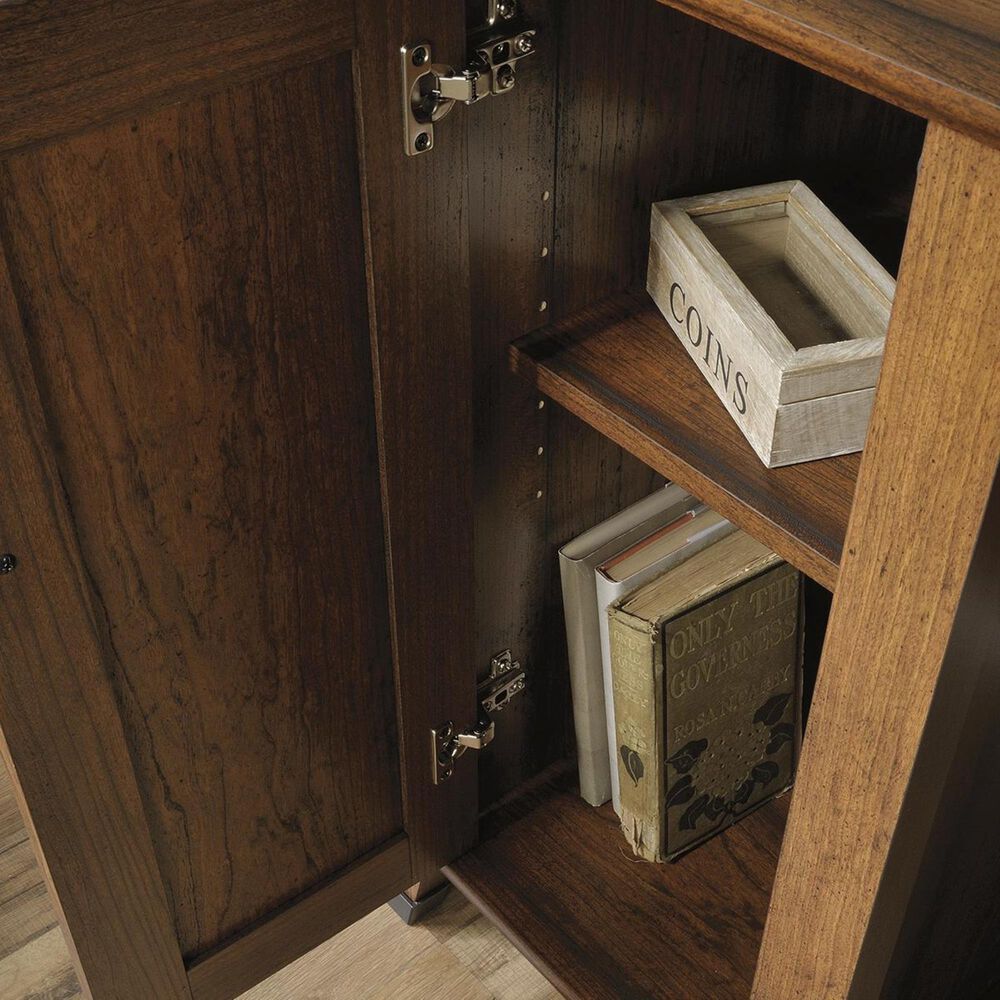Sauder Carson Forge Computer Desk in Washington Cherry, , large