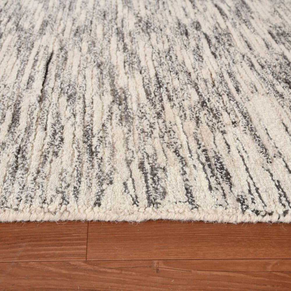 Amer Rugs Mexico Ivory and Charcoal 8&#39; x 10&#39; Area Rug, , large