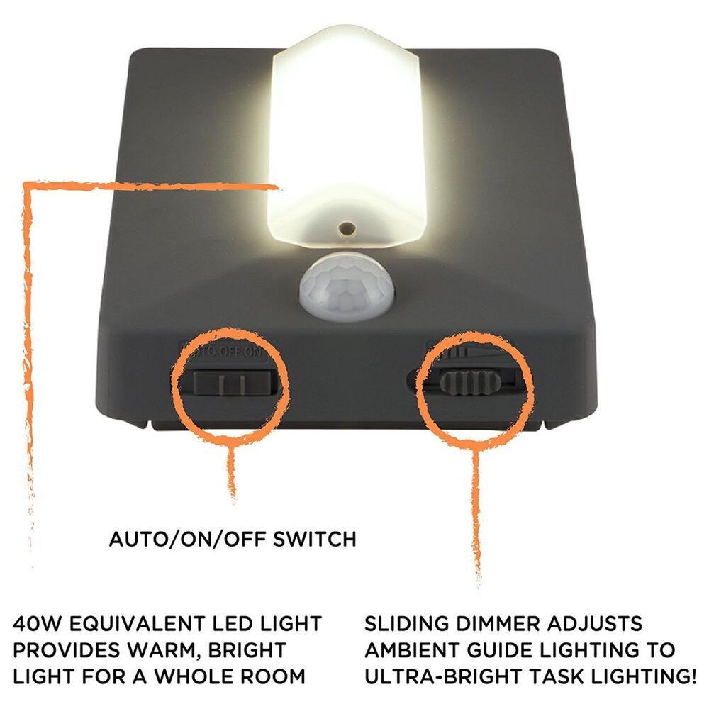 Das Companies Led Battery Operated Motion Activated Light in Gray , , large
