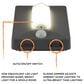Das Companies Led Battery Operated Motion Activated Light in Gray , , large